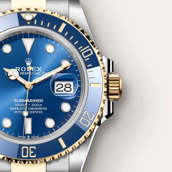 Rolex Submariner Date Oyster, 41 mm, Oystersteel a žluté zlato M126613LB-0002