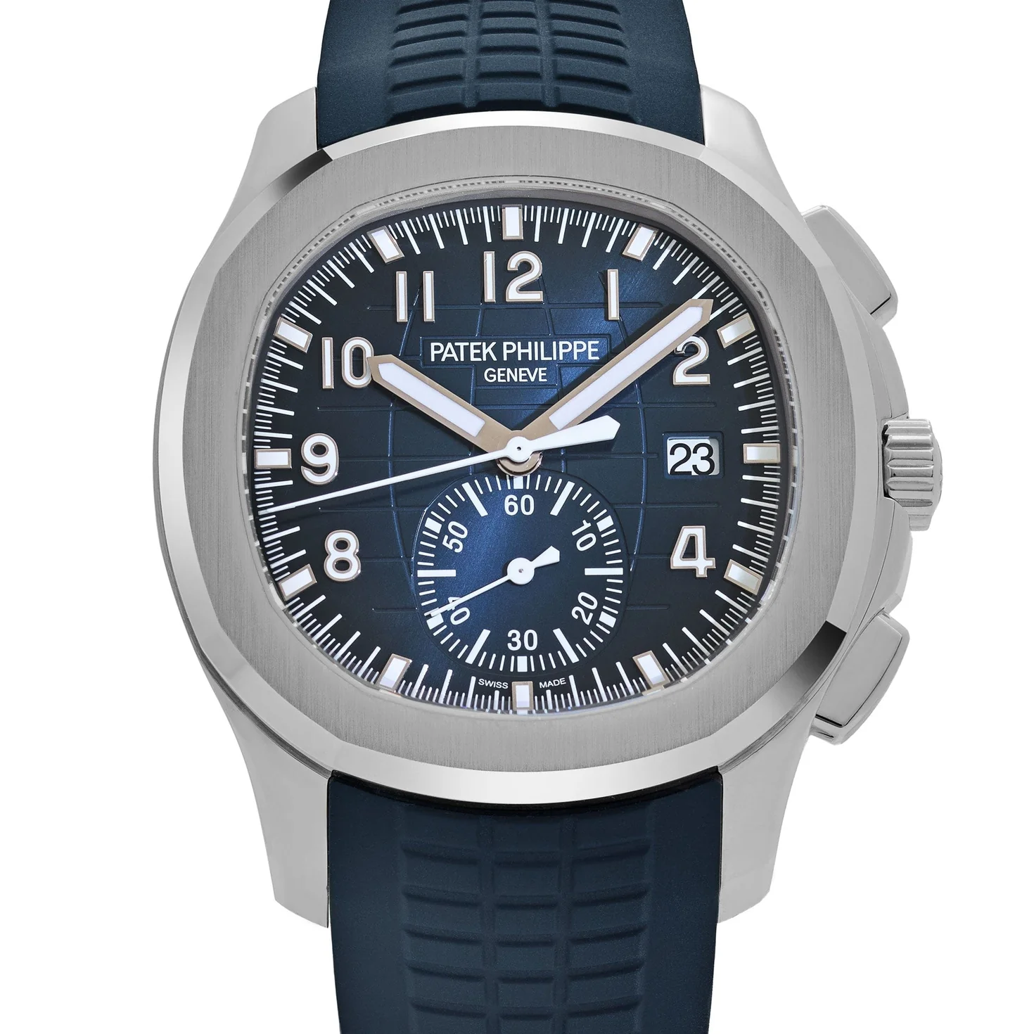 Patek Philippe Aquanaut 5968G-001 Biele zlato Modrý ciferník