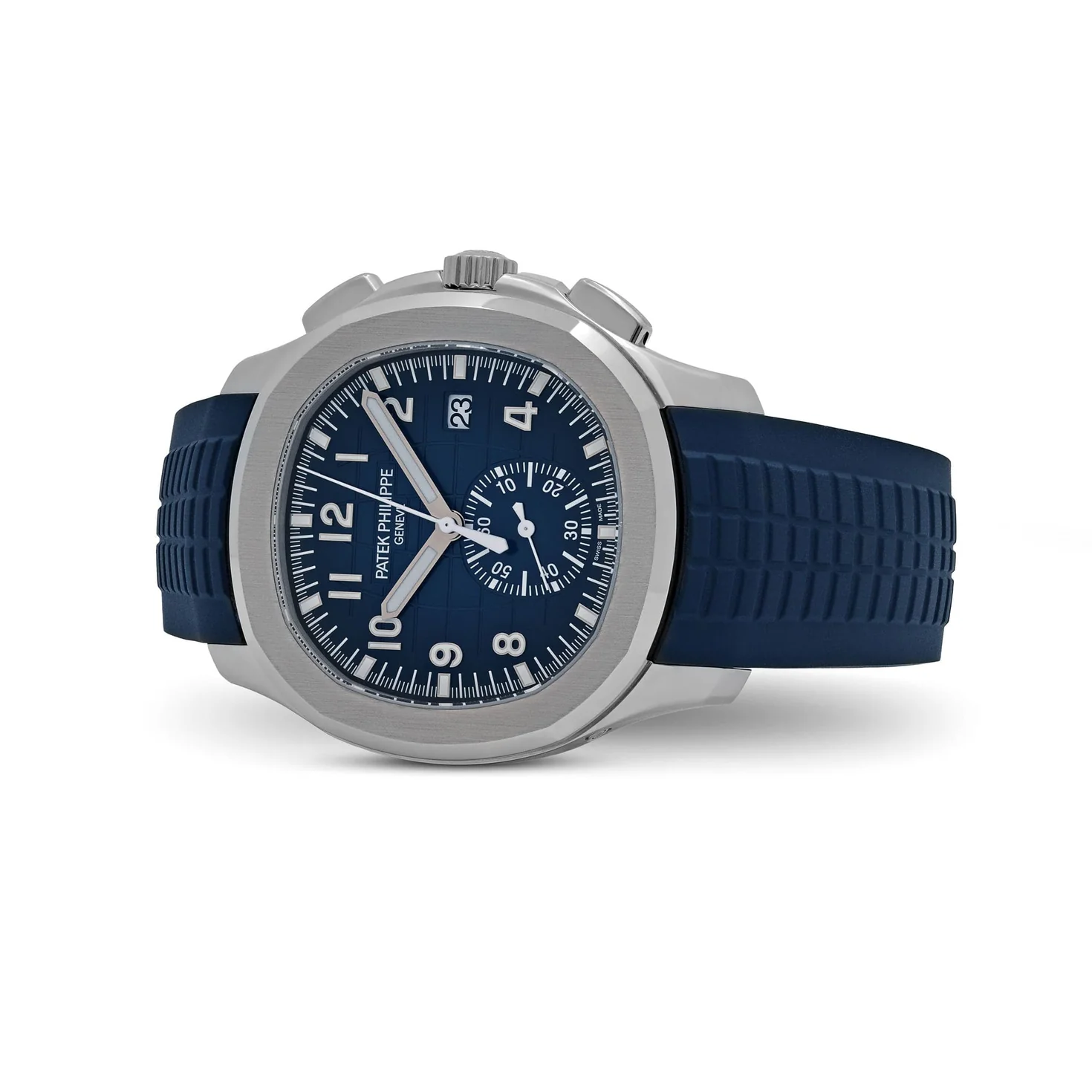 Patek Philippe Aquanaut 5968G-001 Biele zlato Modrý ciferník