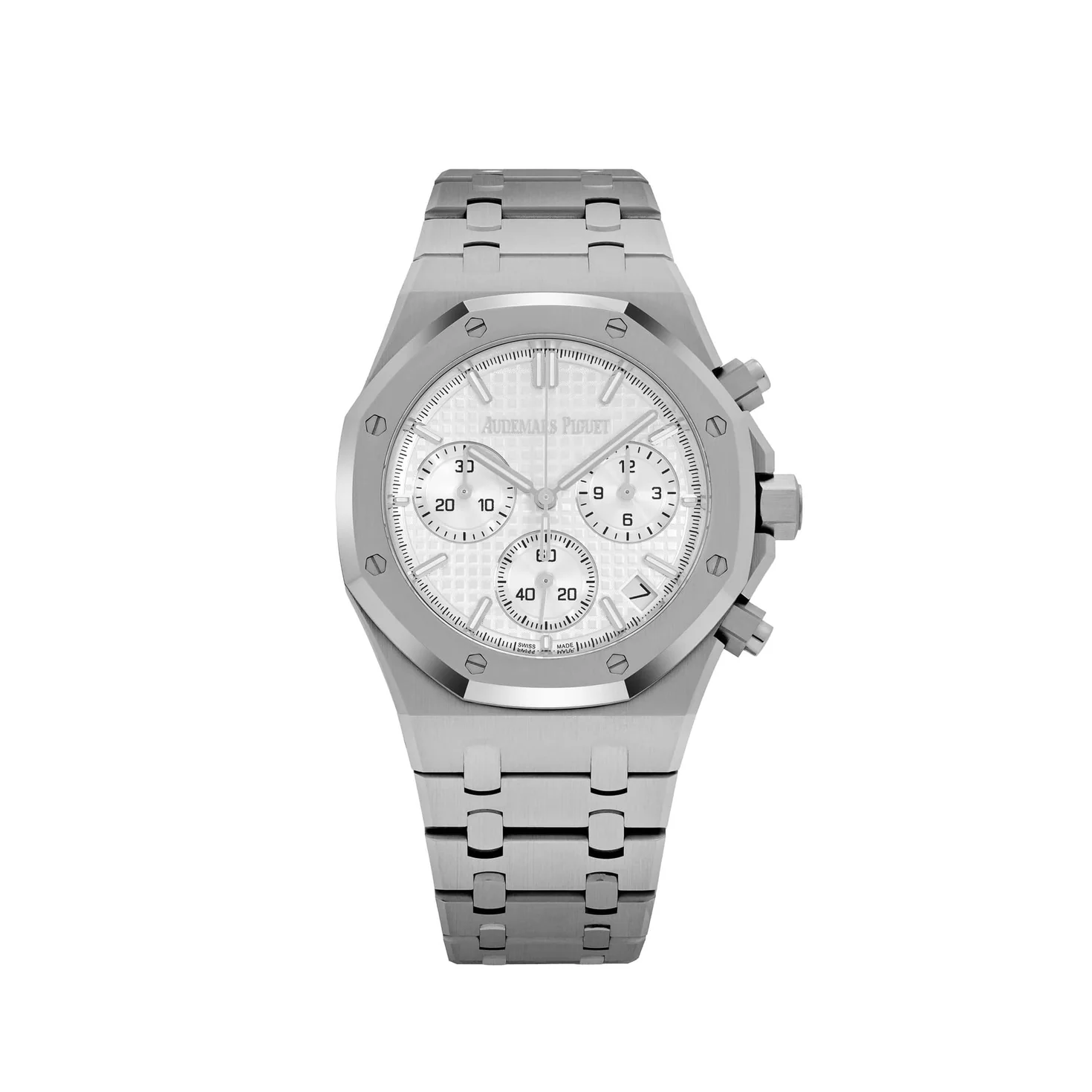 Audemars Piguet Royal Oak 26240ST.OO.1320ST.07 Chronograph z nehrdzavejúcej ocele so strieborným ciferníkom (2024)