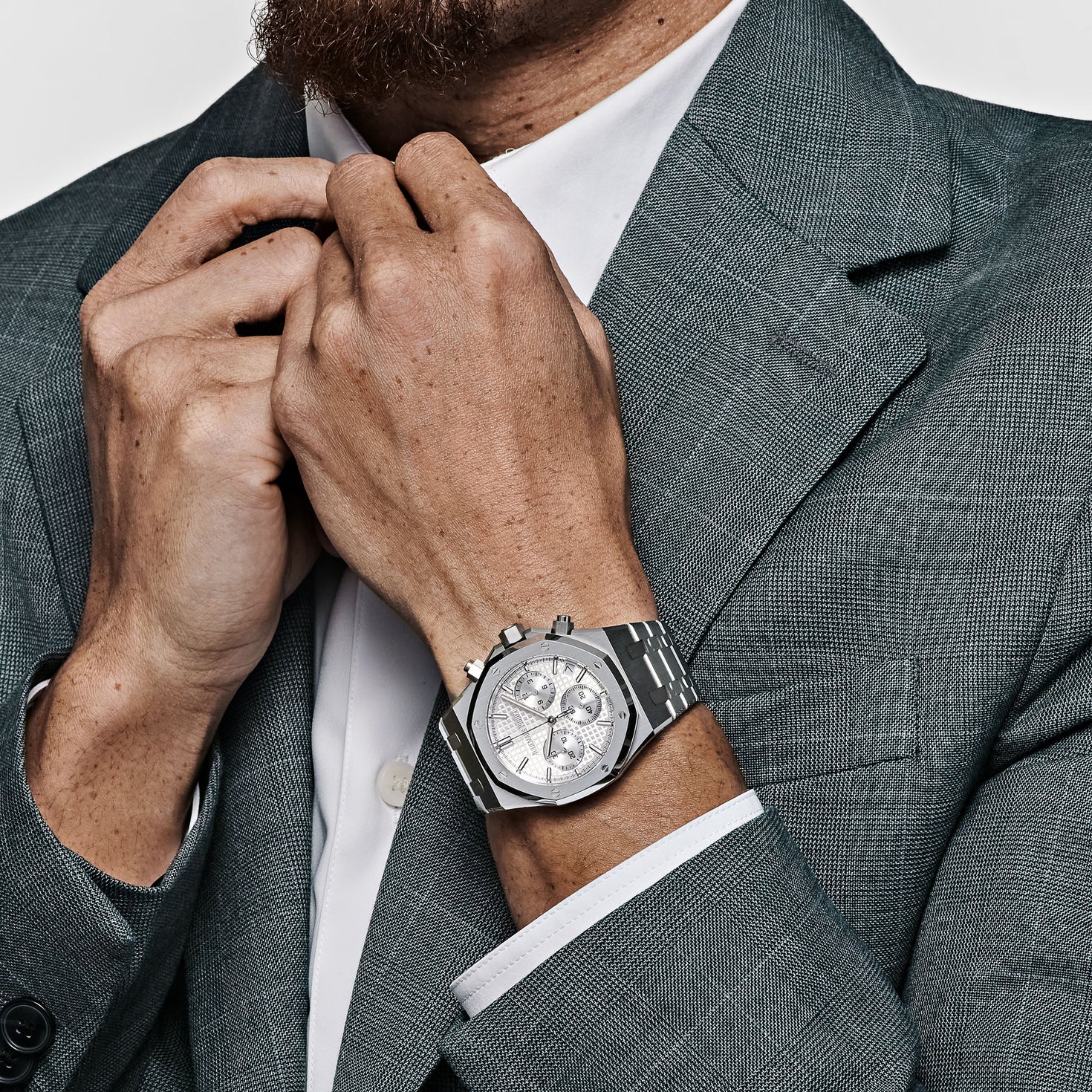 Audemars Piguet Royal Oak 26240ST.OO.1320ST.07 Chronograph z nehrdzavejúcej ocele so strieborným ciferníkom (2024)