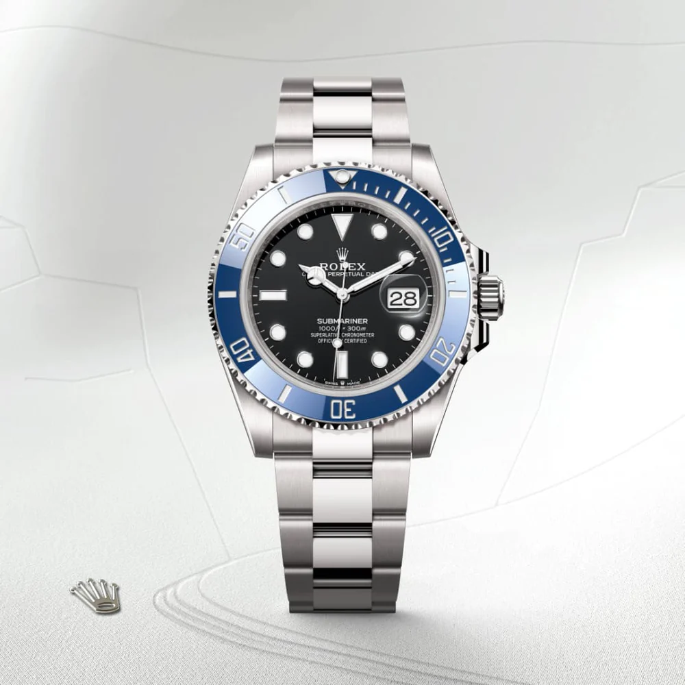 Rolex Submariner Date Oyster, 41 mm, bílý zlato M126619LB-0003