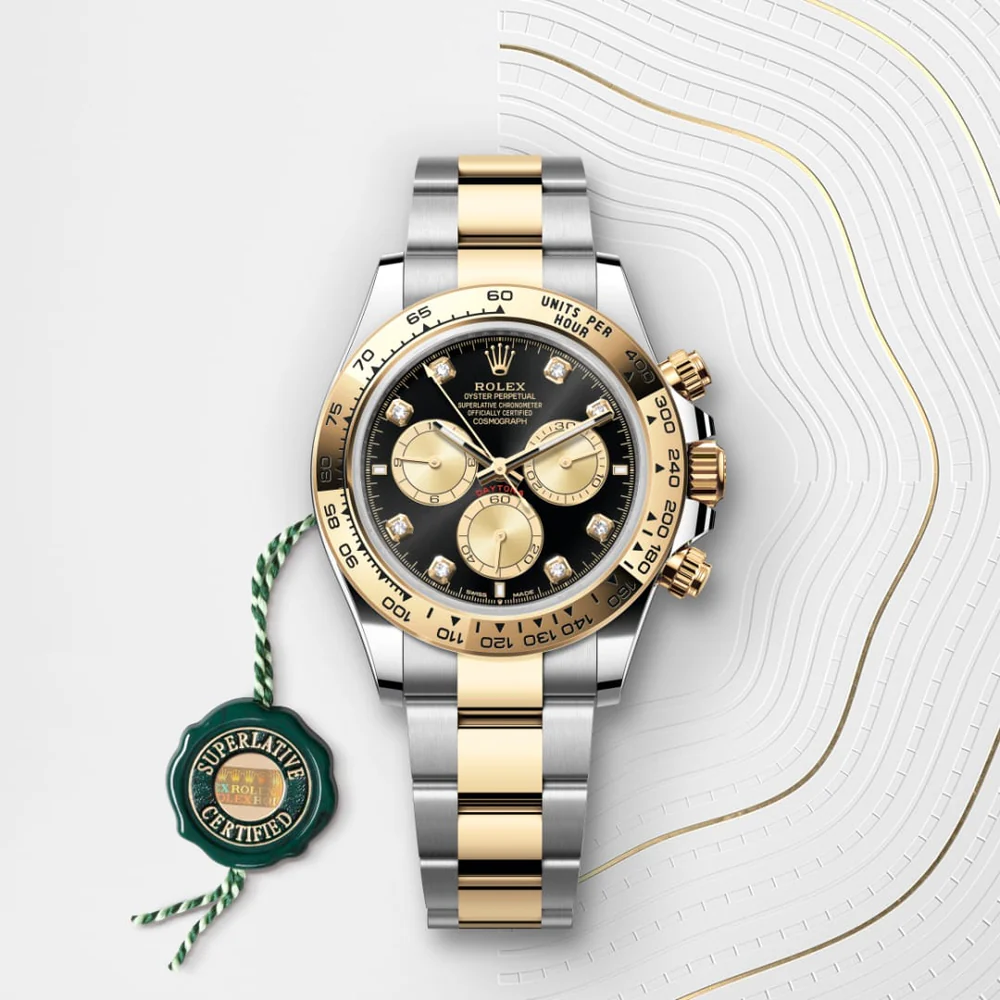 Rolex Cosmograph Daytona Oyster, 40 mm, Oystersteel a žlté zlato M126503-0002