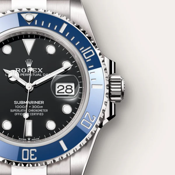Rolex Submariner Date Oyster, 41 mm, bílý zlato M126619LB-0003