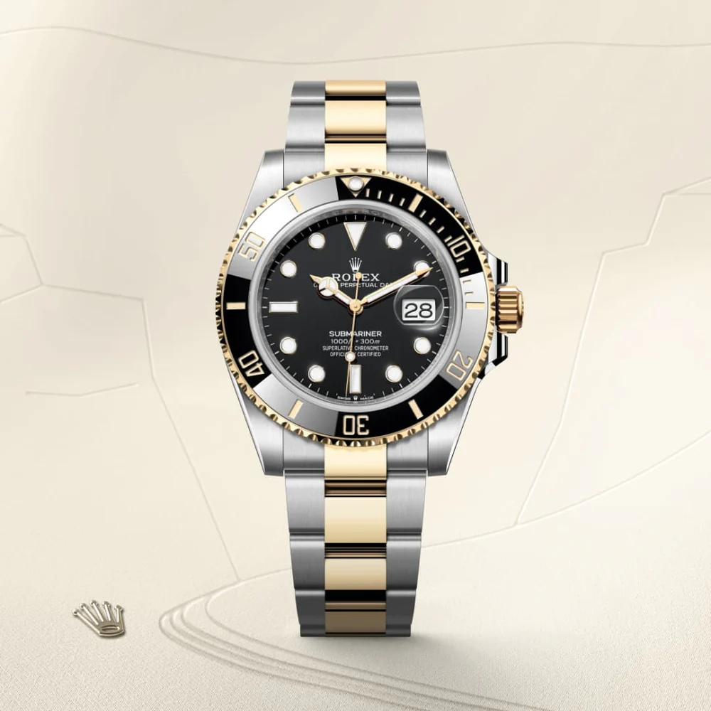 Rolex Submariner Date Oyster, 41 mm, Oystersteel a žluté zlato M126613LN-0002