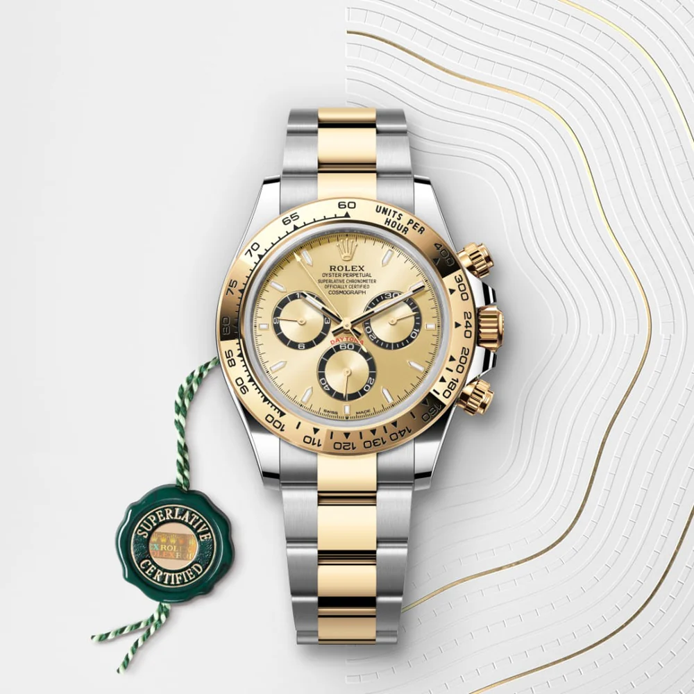 Rolex Cosmograph Daytona Oyster, 40 mm, Oystersteel a žluté zlato M126503-0004