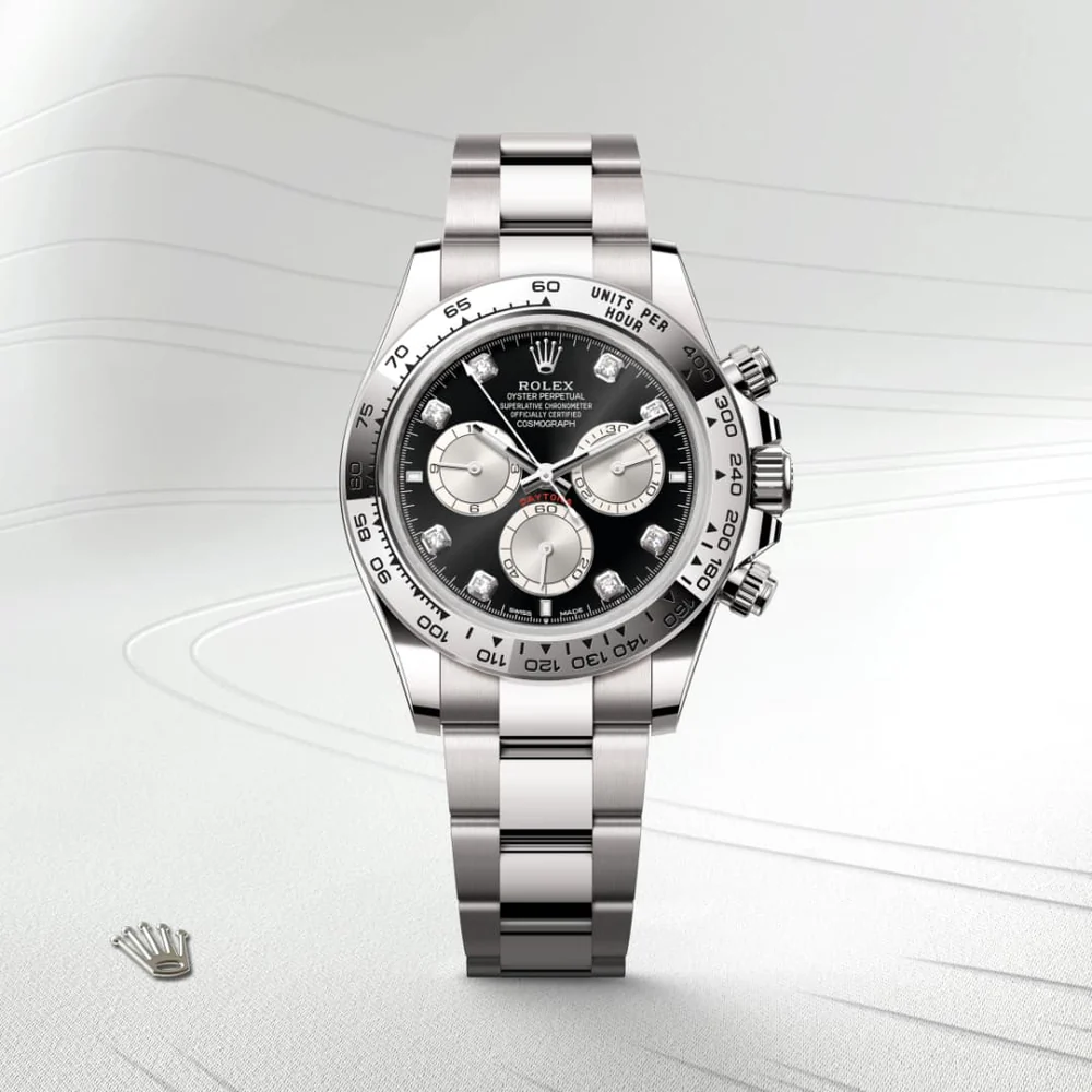 Rolex Cosmograph Daytona Oyster, 40 mm, bílé zlato M126509-0002