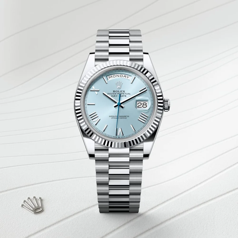 Rolex Day-Date 40 Oyster, 40 mm, platina