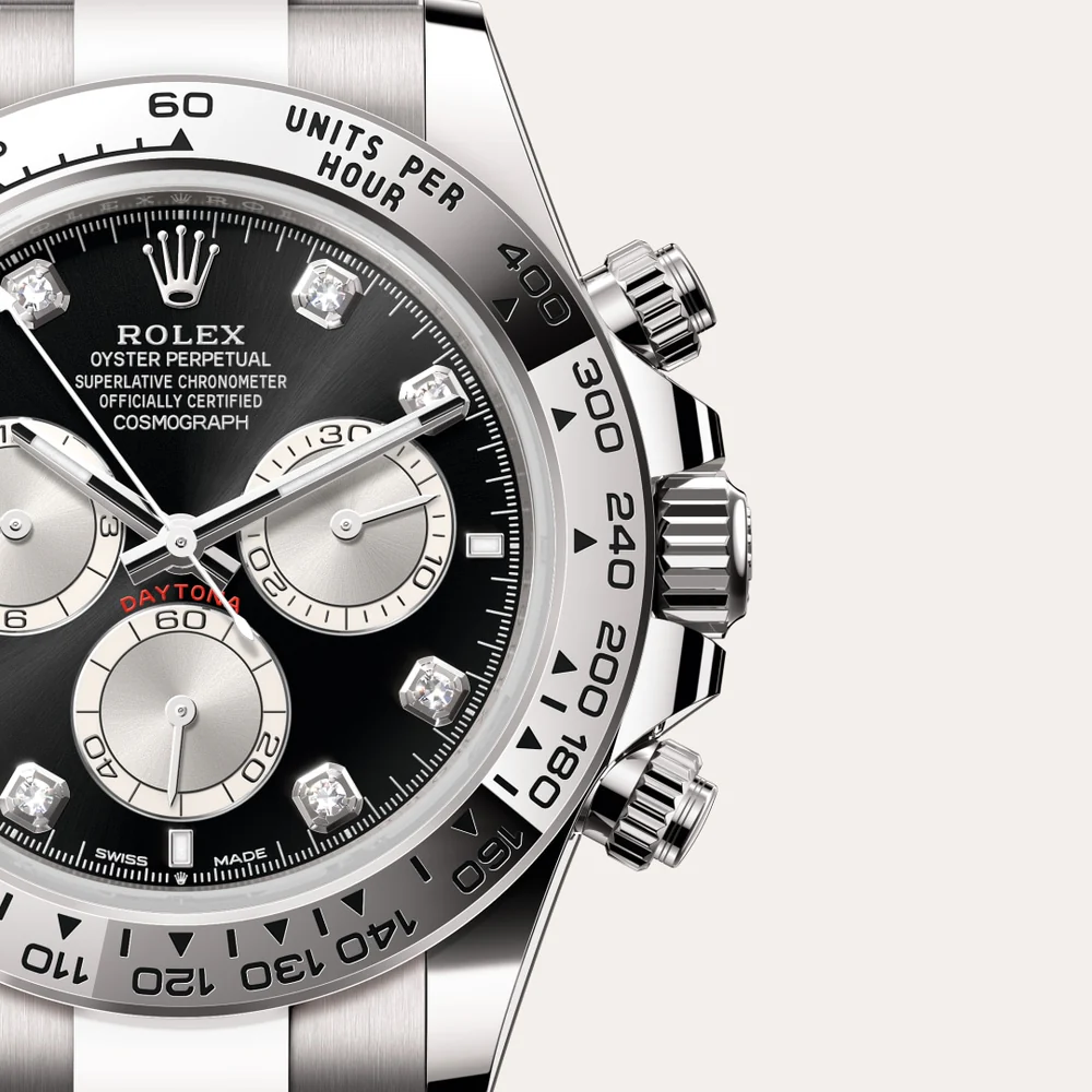 Rolex Cosmograph Daytona Oyster, 40 mm, biele zlato M126509-0002