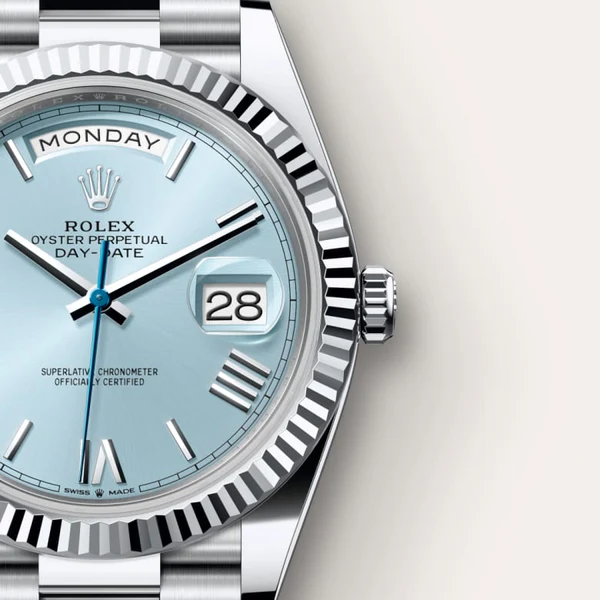 Rolex Day-Date 40 Oyster, 40 mm, platina