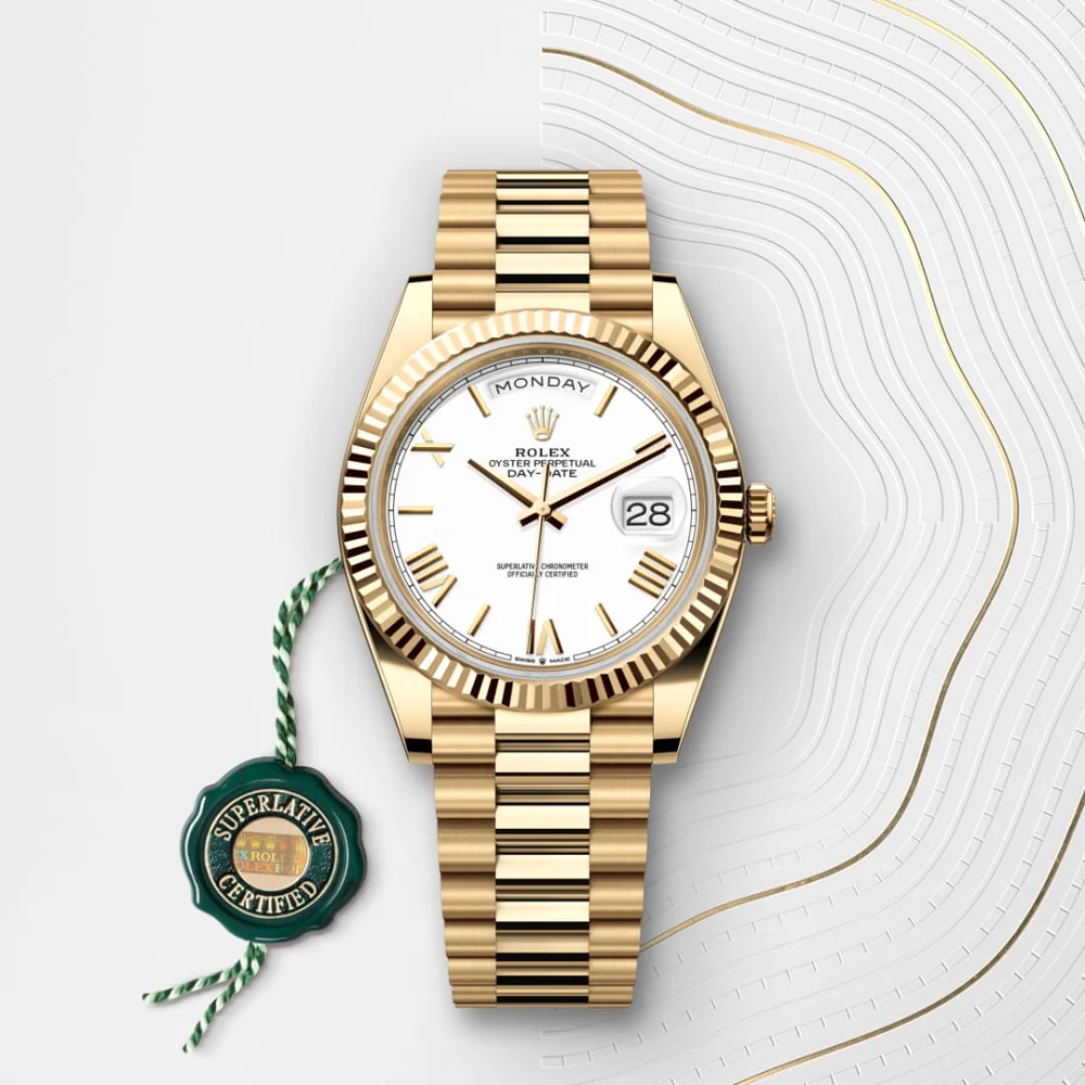 Rolex Day-Date 40 Oyster, 40 mm, žluté zlato M228238-0042