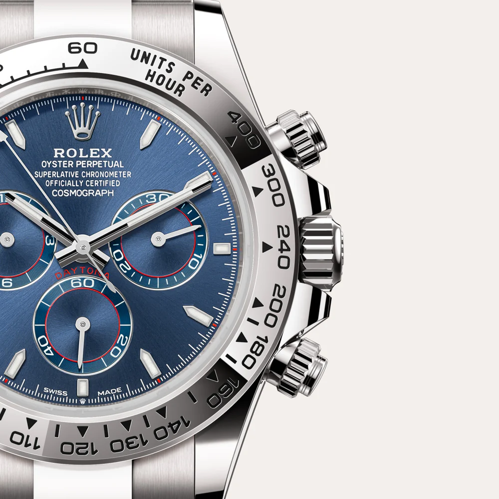 Rolex Cosmograph Daytona Oyster, 40 mm, biele zlato M126509-0005