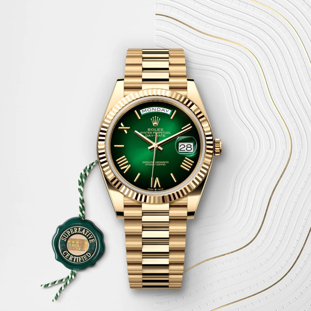 Rolex Day-Date 40 Oyster, 40 mm, žluté zlato M228238-0069