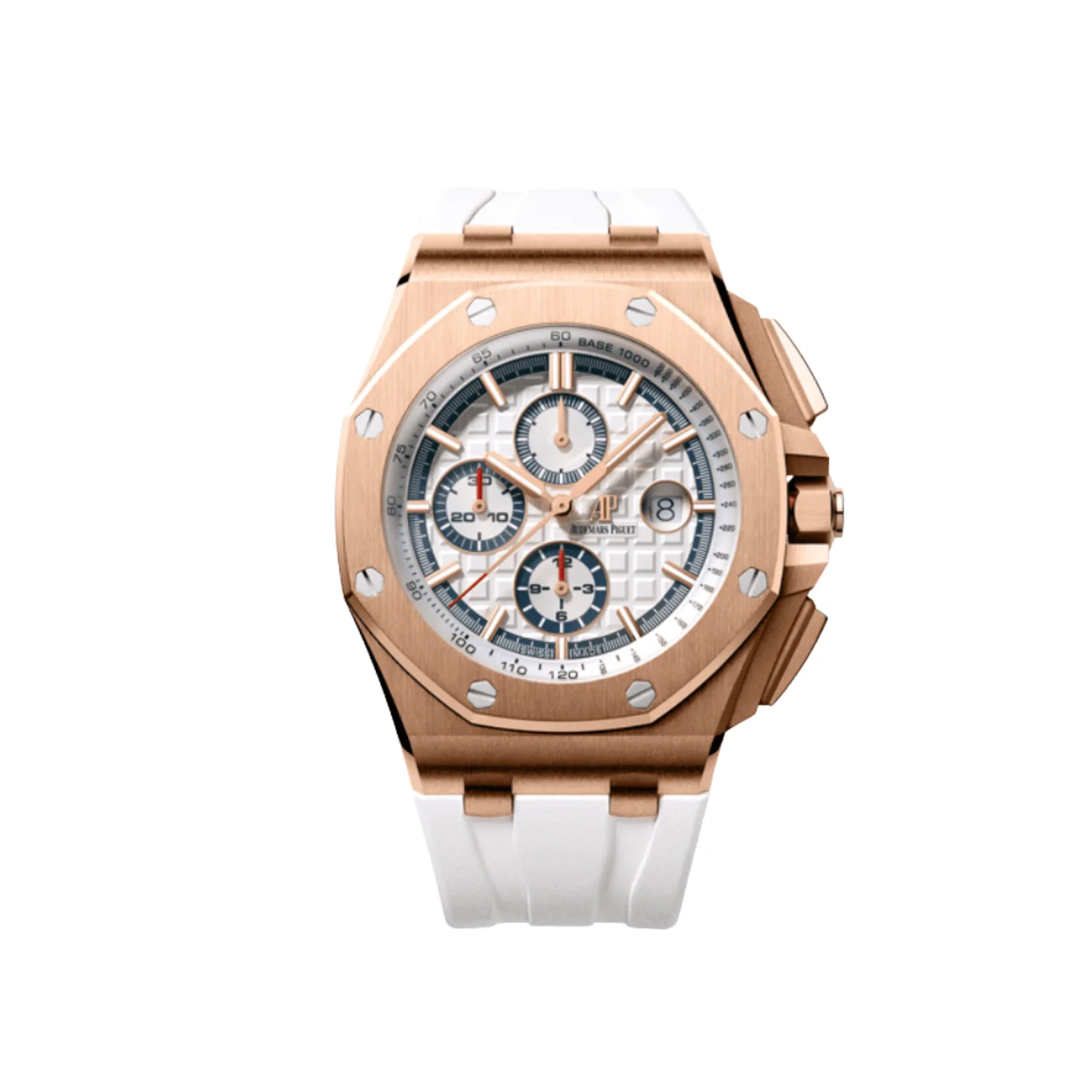 Audemars Piguet Royal Oak Offshore 26408OR.OO.A010CA.01 'Summer' Chronograph Růžové zlato Bílý ciferník Limitovaná edice 500 (2017)