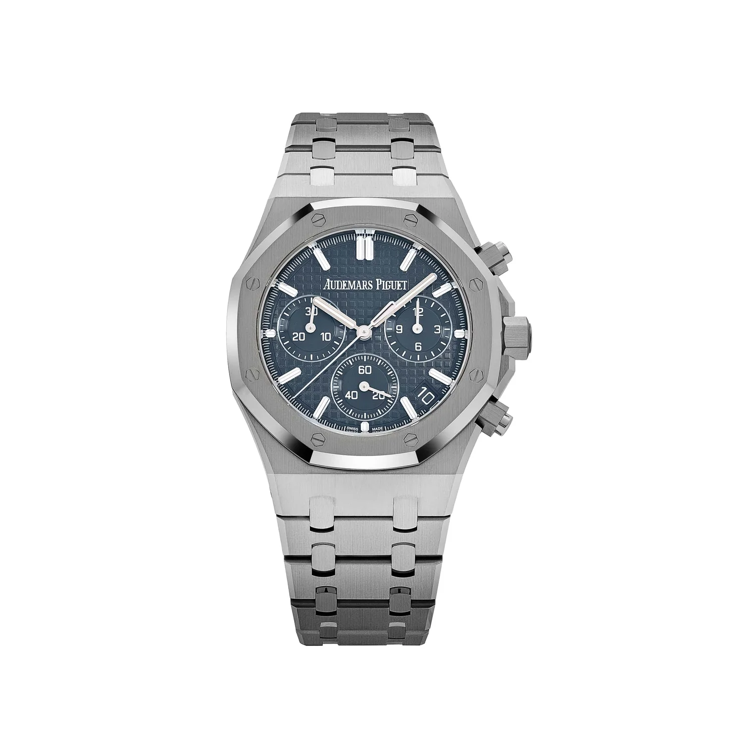 Audemars Piguet Royal Oak Chronograph 26240ST.OO.1320ST.01 '50th Anniversary' Nerezová ocel Modrý ciferník (2022)