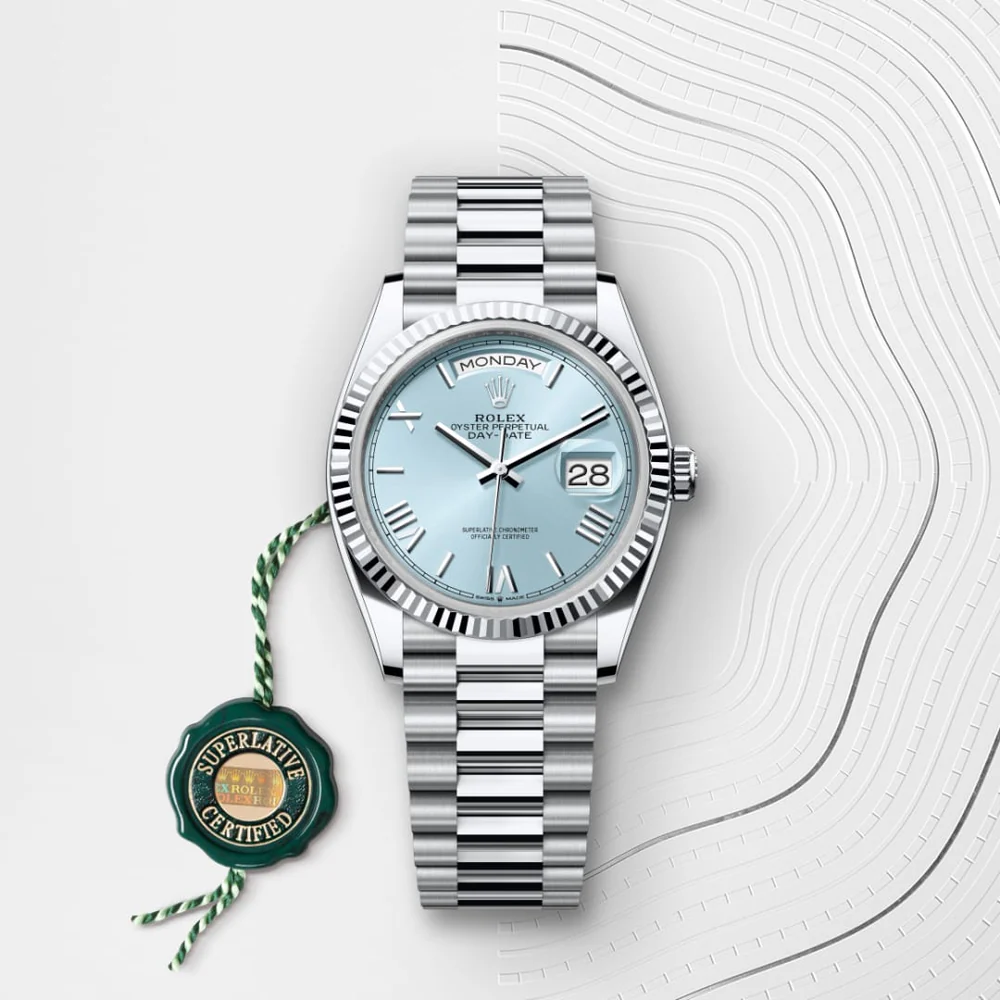 Rolex Day-Date 36 Oyster, 36 mm, platina M128236-0018