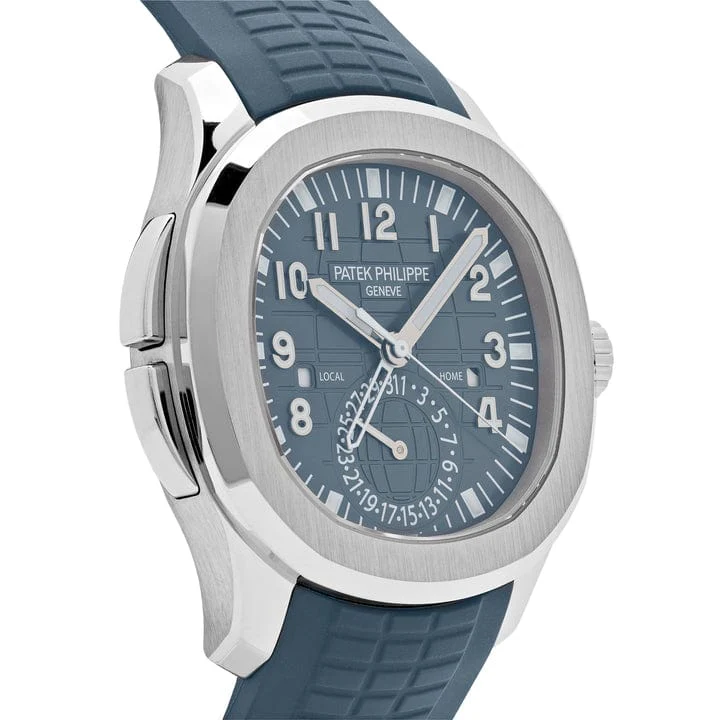 Patek Philippe Aquanaut 5164G-001 'Travel Time' Biele zlato Modro-šedý ciferník (2025)