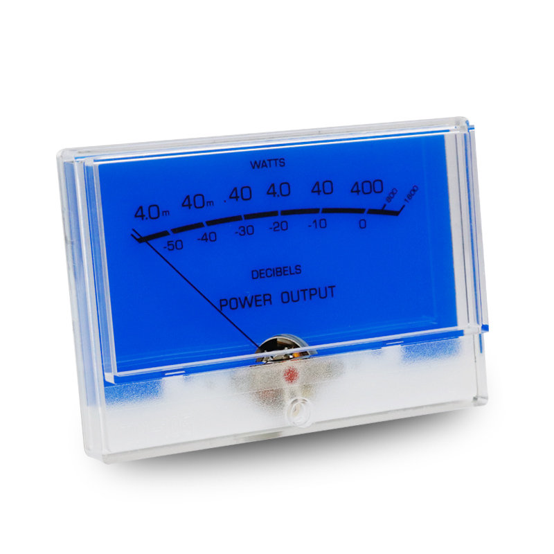 Customizable TN-105 Stereo Analog VU Meter Audio Power Level dB Panel for Amplifier Mixer Studio Equipment