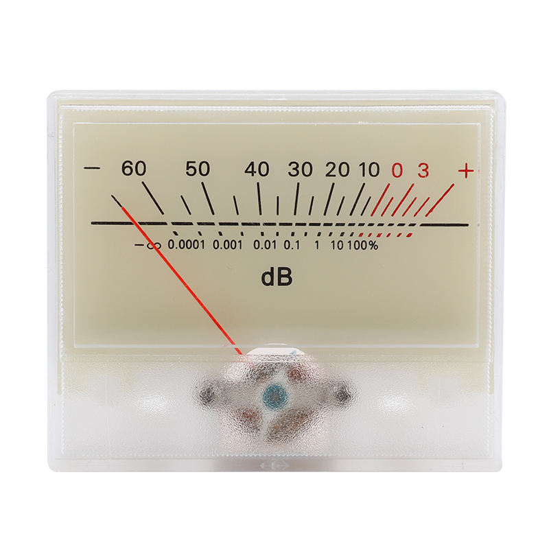Analog VU Meter Audio Level Indicator with Backlight for Amplifier Stereo Sound Displa