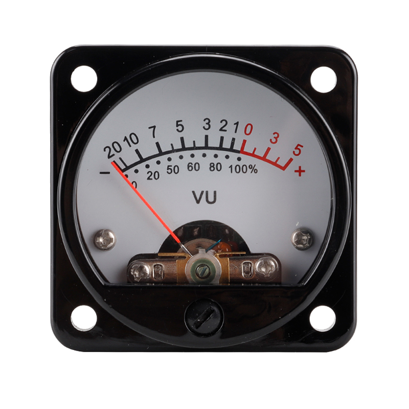45mm Analog VU Meter DB Audio Level Indicator With white lable