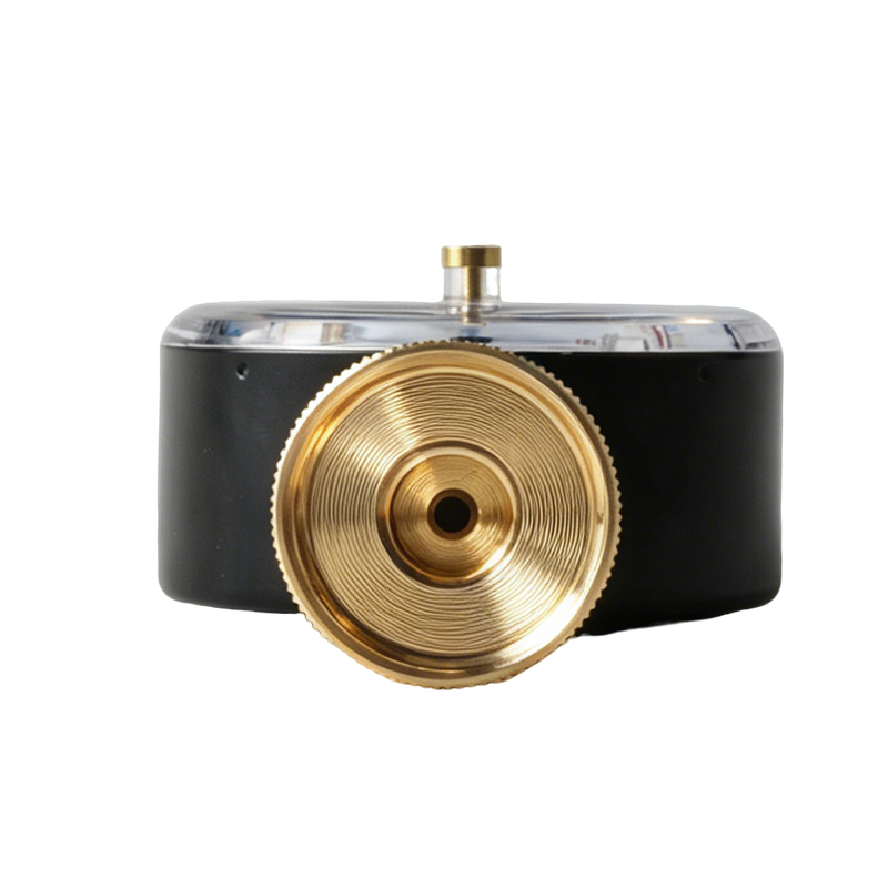 Water Pressure Test Gauge, 0-10 Bar (0-140 PSI), EN837-1, 1/2" Brass Thread Pressure Gauge for Household Pipe Pressure Testing