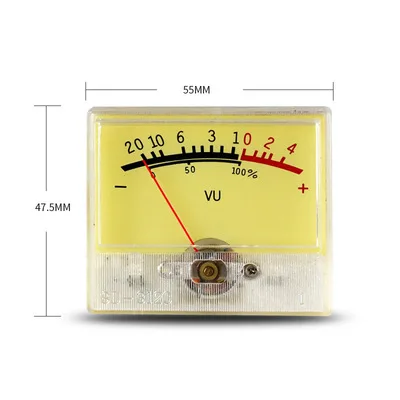 SD-312C Digital Panel Ammeter High Precision Audio Volume Power Amplifier with Sound Level and Head Pressure Vu Meter