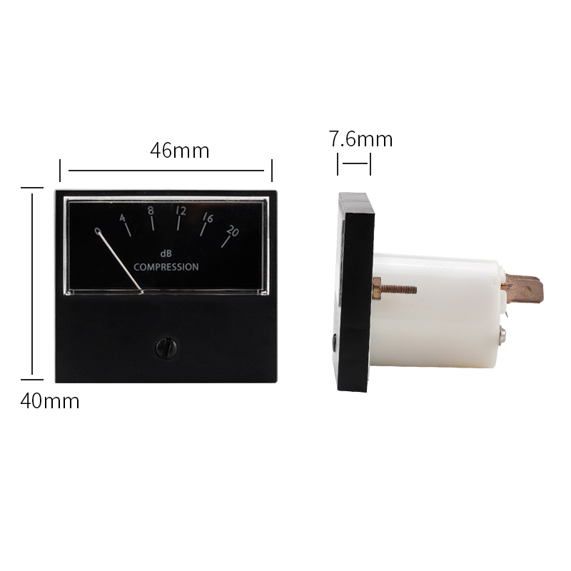 Db Mini Analog Ammeter Pointer Type Moving Coil Structure Milli Vu Meter For Audio Amplifier Factory Supply