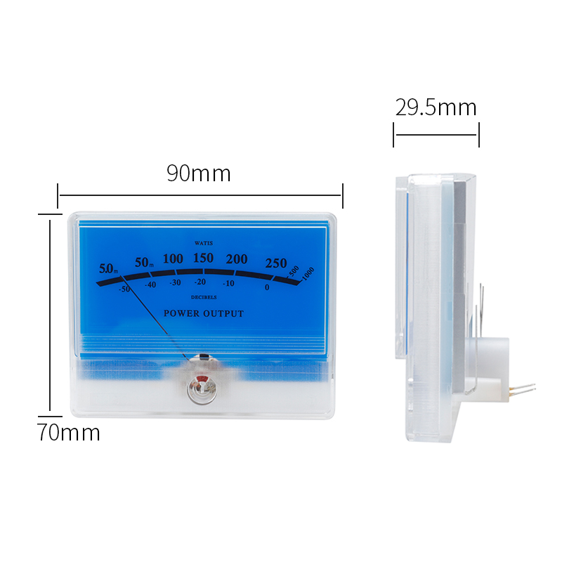 High Precision TN-90A VU Meter Panel Audio Volume Level Indicator for Studio & OEM Projects