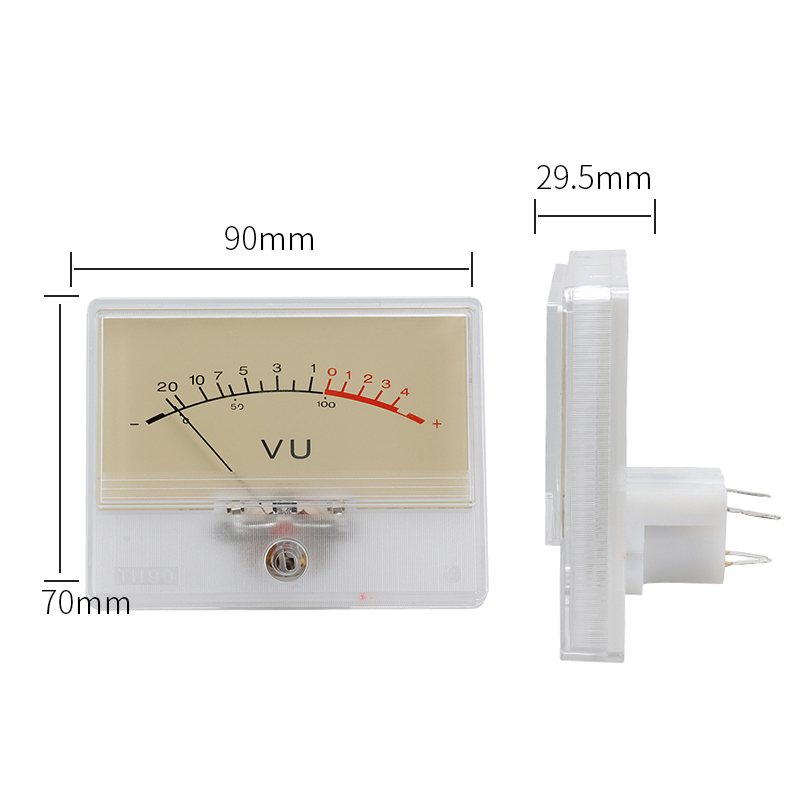 TN-90高精度指针式电子式数字音频声压表功放表VU电平表