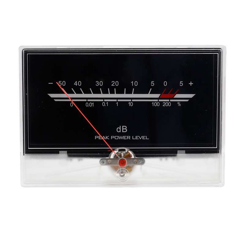 Vintage Analog VU Meter Audio Level dB Panel for Mixer Amplifier