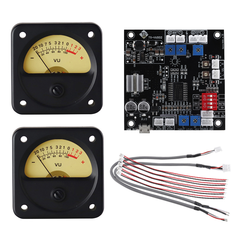 TR45 High Quality DB VU Level Meter For Tube Amplifier Audio Volume Power Meter