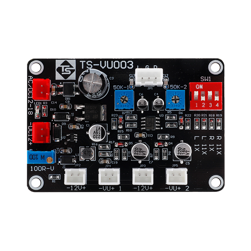 High Low Frequency Access DB VU Level Meter Driver Board With Adjustable Brightness Backlight For Tube Amplifier Chassis