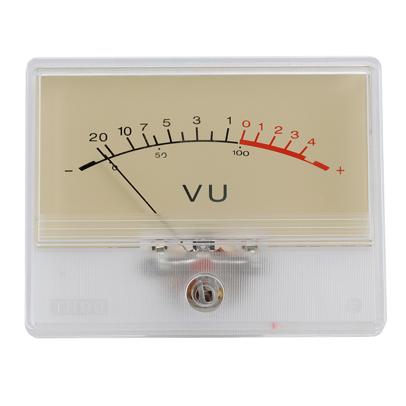 TN-90 Analog VU Meter DB Level Meter Backlit for Power Amplifier Tube Amp Audio DIY