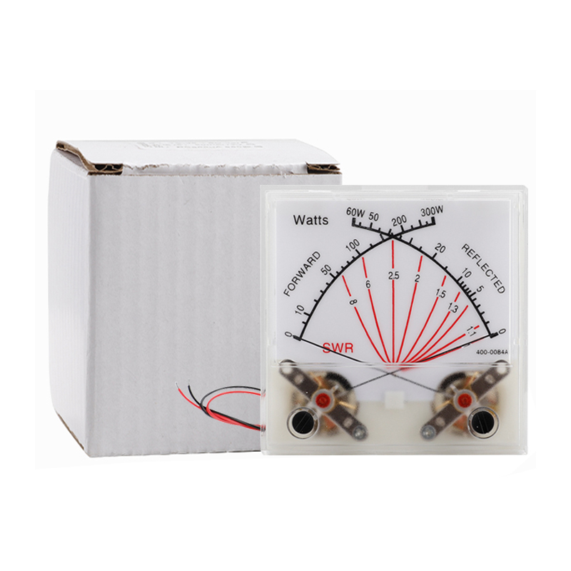 Dual 60/300W Power Meter Transmitter Standing Wave Meter Head Radio SWR Watt Meter with Backlight 1-Year Warranty