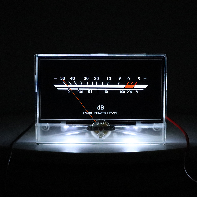 Vintage Analog VU Meter Audio Level dB Panel for Mixer Amplifier