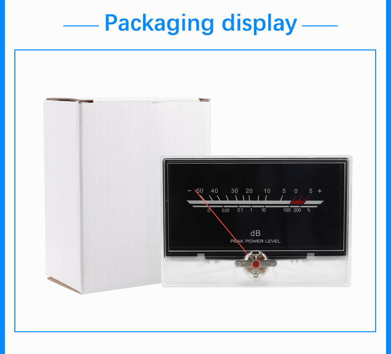 LED Backlight DC Ammeter Panel Meter High Precision Current Meter Analog Gauge for Electrical Equipment