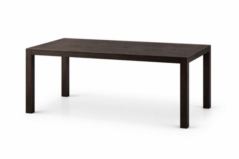 Table de salle à manger en bois d'acacia massif brun 180x90x75 cm