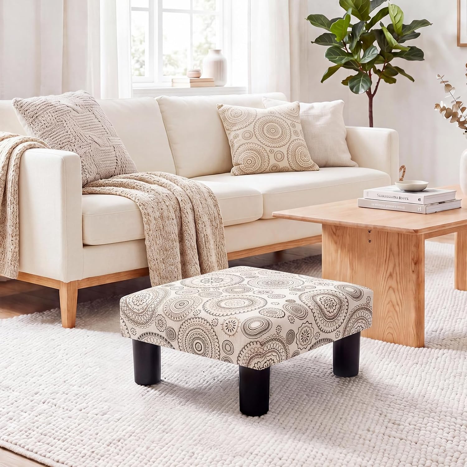 Small Foot Rest Stool Ottoman