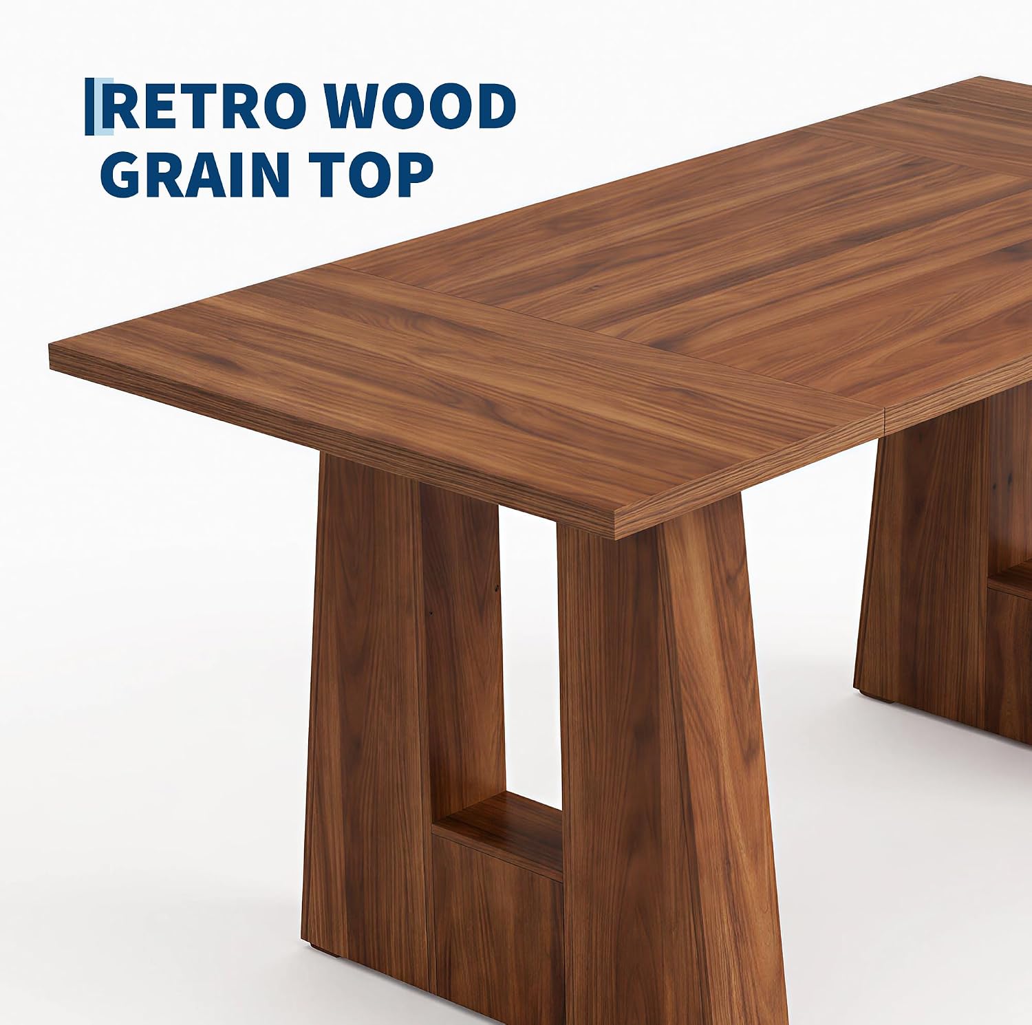 Dining Table for 4-6 People, Modern Kitchen Table
