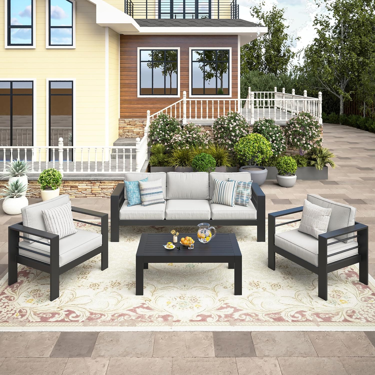 4-Piece Outdoor Patio Furniture Set