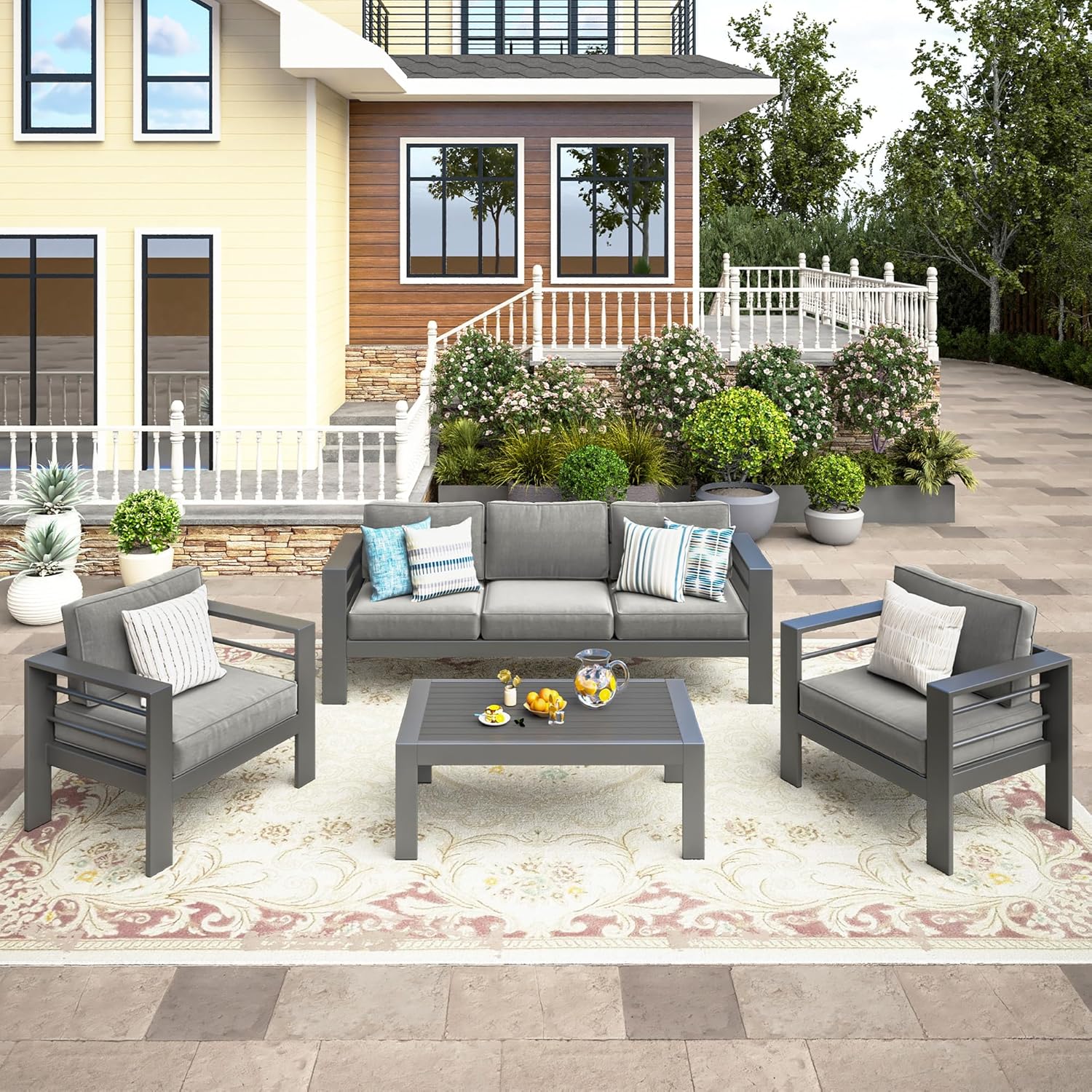 4-Piece Outdoor Patio Furniture Set