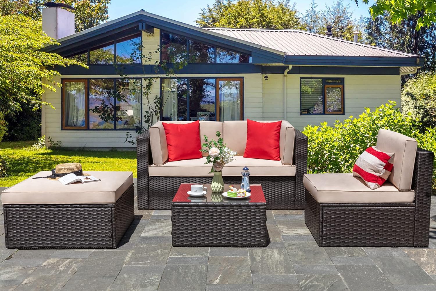  5 Piece Patio Furniture Sets