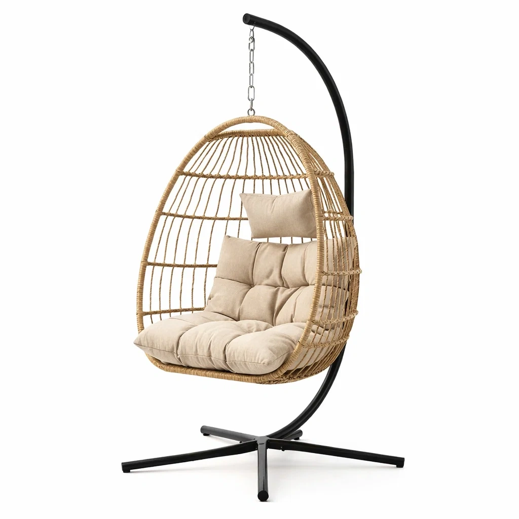Fauteuil œuf suspendu - homelyroomzone