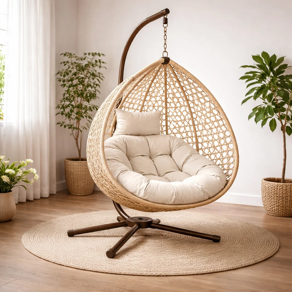 Fauteuil œuf suspendu-homelyroomzone