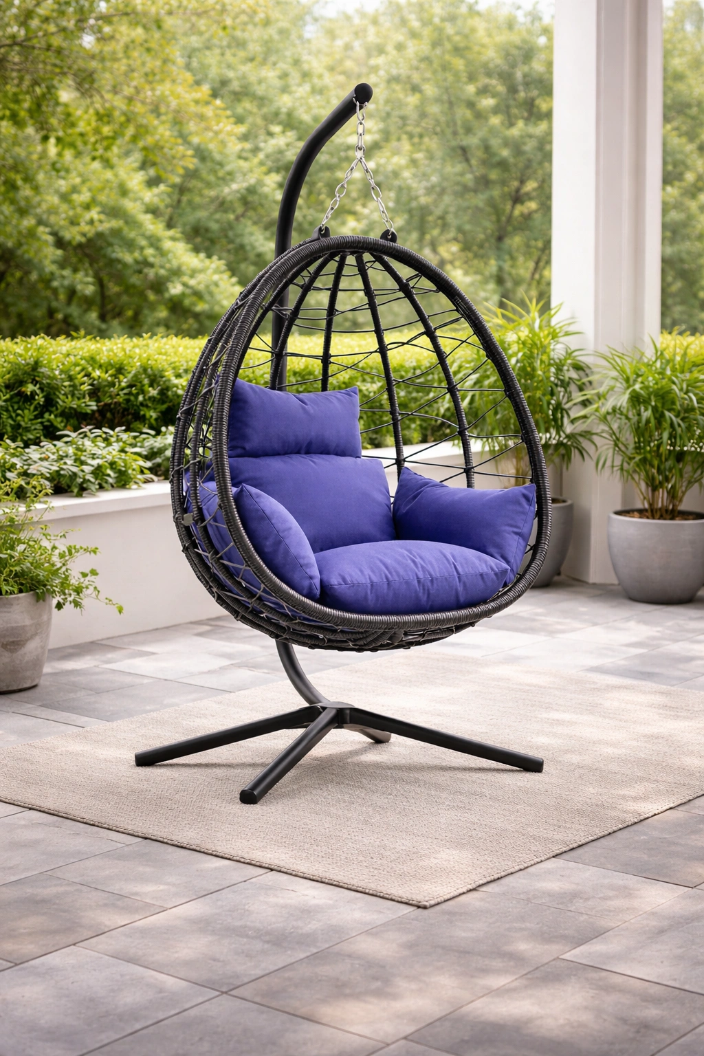 Fauteuil œuf suspendu-PUREHOMECRAFT