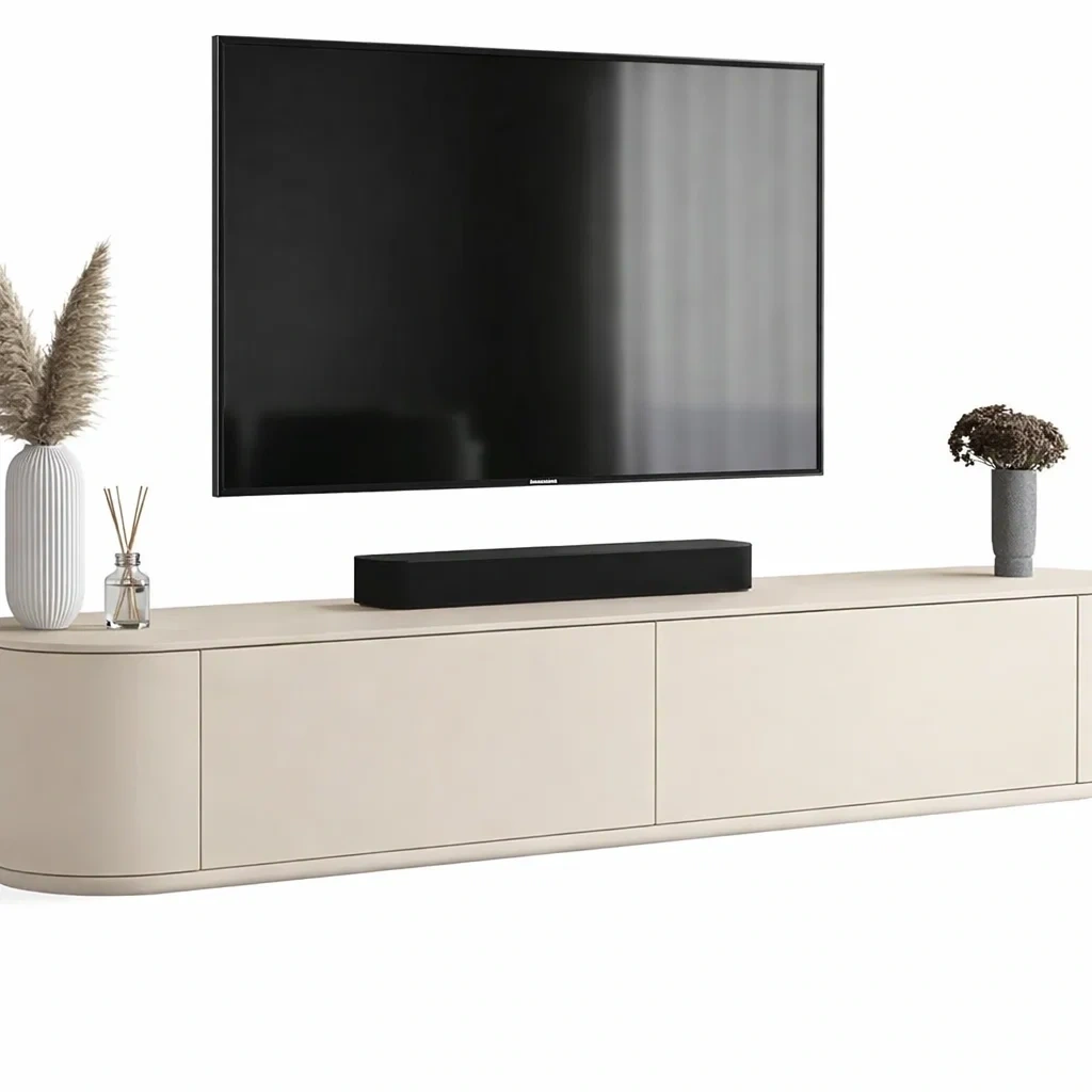 Minimalist Long TV Stand Cabinet-urbinoo