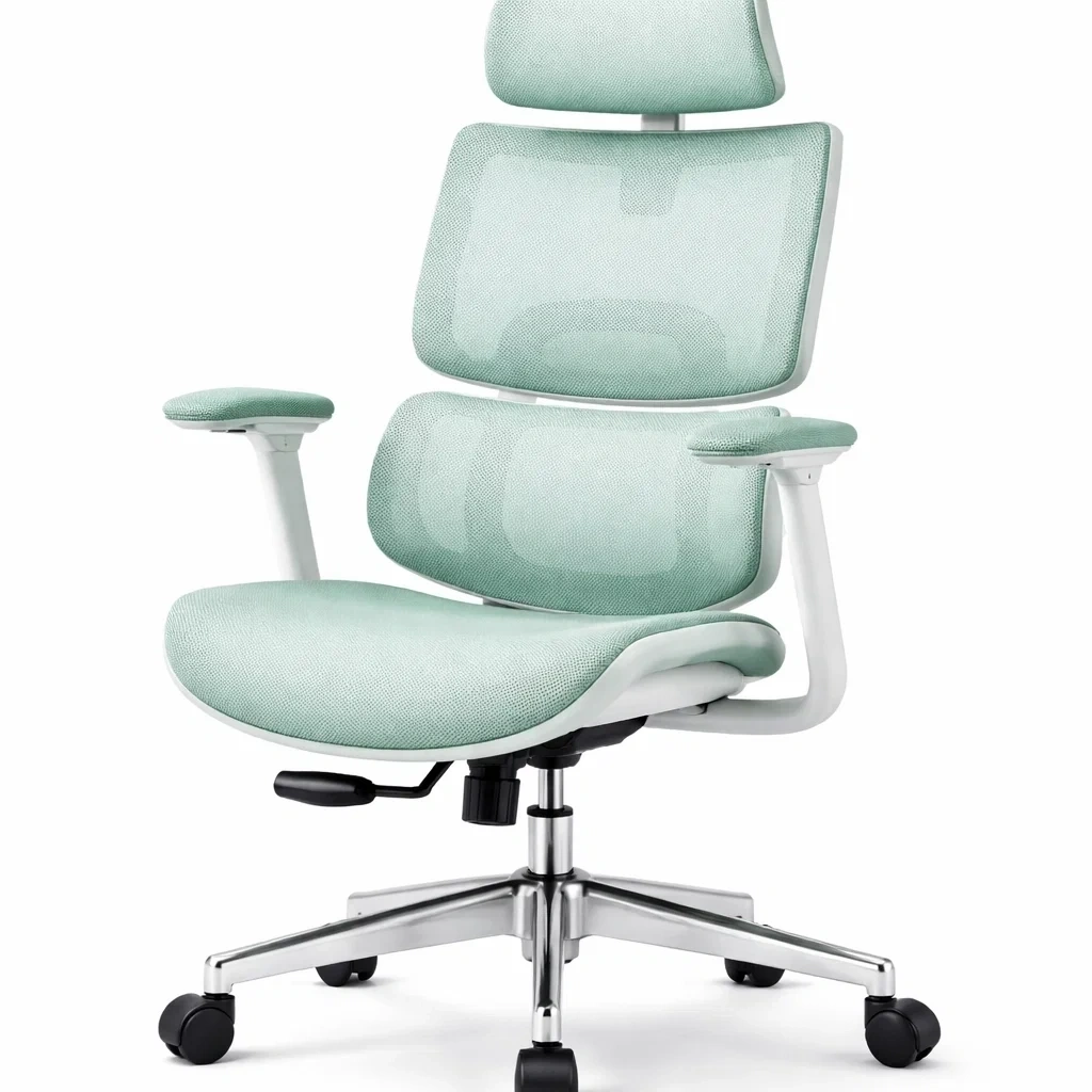 Ergonomic Mesh Office Chair with Adjustable Headrest-urbinoo