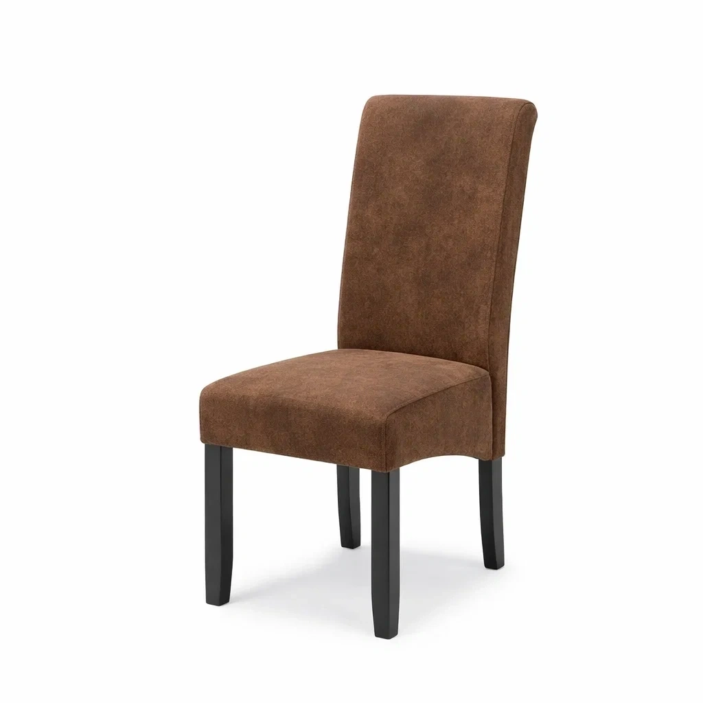 Upholstered Dining Chair with Wood Frame-urbinoo