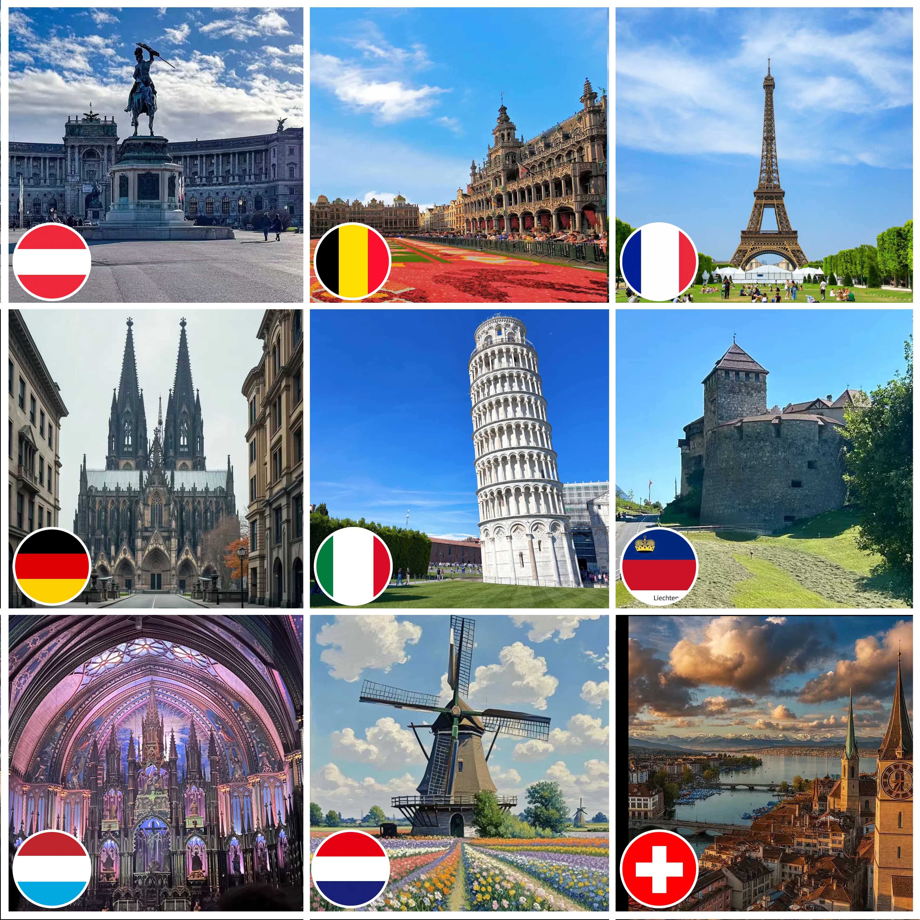 【European 9-country integrated plan】eSIM data is valid in 9 countries worldwide, supports one-click switching