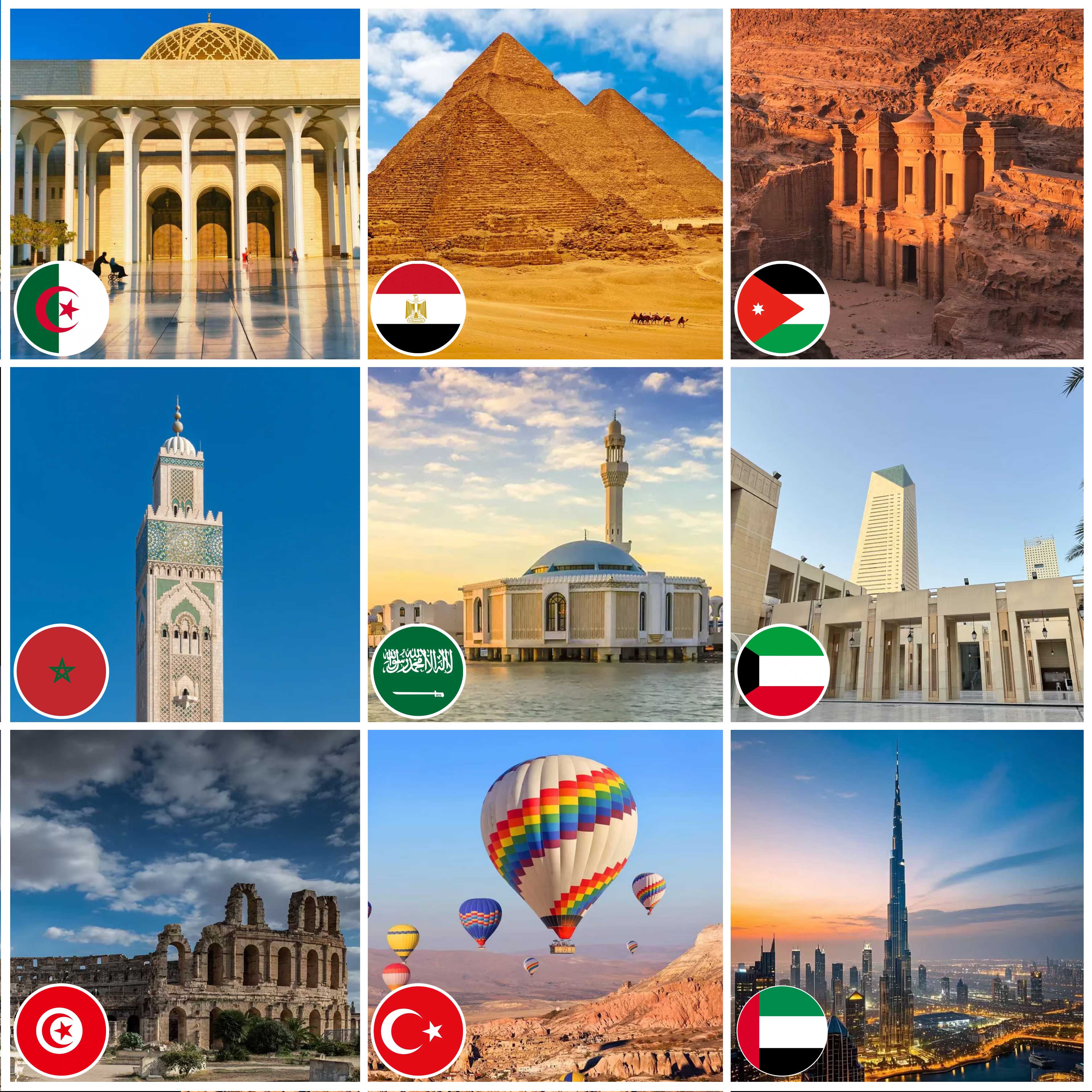【Universal plan for 10 Middle Eastern countries】seamless cross-border switching between 10 countries with no speed limits or lag